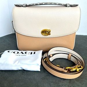 💥SLIGHTLY USED💥 Coach Cassie in Multi - snakeskin top handle